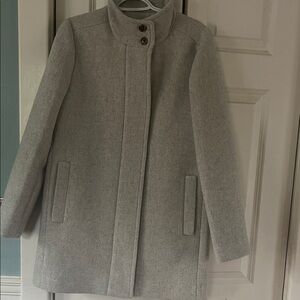 J. Crew Light Gray Pea Coat